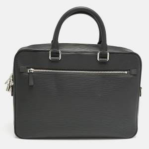 Louis Vuitton Black Epi Leather Porte Documents Jour Bag