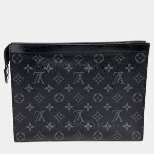 Louis Vuitton Black PVC Eclipse Pochette Voyage MM bag