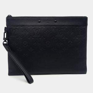 Louis Vuitton Black Leather Shadow Pochette To Go bag