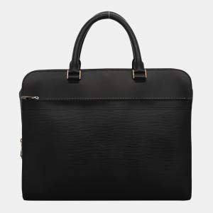 Louis Vuitton Black Epi Bassano Briefcase Bag
