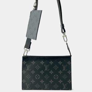 Louis Vuitton Noir Monogram Eclipse Reverse Gaston Wearable Wallet