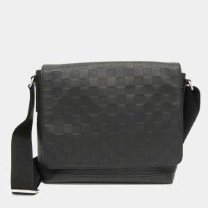 Louis Vuitton Damier Infini District PM Shoulder Bag Onyx