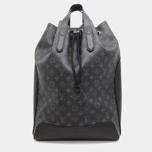 Louis Vuitton Explorer Noir Monogram Eclipse Canvas Backpack