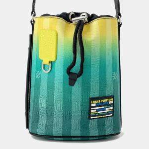 Louis Vuitton Sac Malang Yellow/Green Damier Stripe
