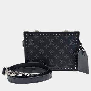 Louis Vuitton Black Canvas Eclipse Clutch Box