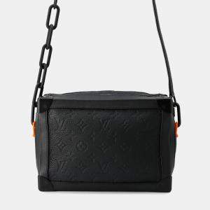 Louis Vuitton Soft Trunk Monogram Noir Taurillon Leather Crossbody Bag