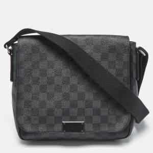 Louis Vuitton Damier Graphite Canvas District PM Bag