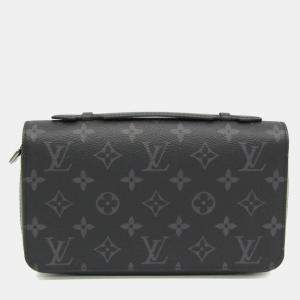 Louis Vuitton Monogram Eclipse Zippy XL Long Wallet bi-fold 