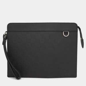 Louis Vuitton Stand/Pouch Noir Damier Infini Leather