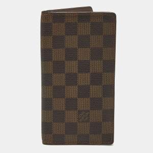 Louis Vuitton Damier Ebene Canvas Brazza Wallet