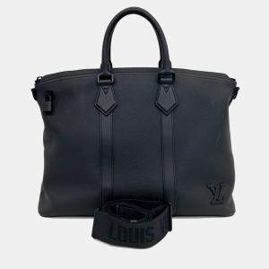 Louis Vuitton Black Leather Lock It Tote Bag