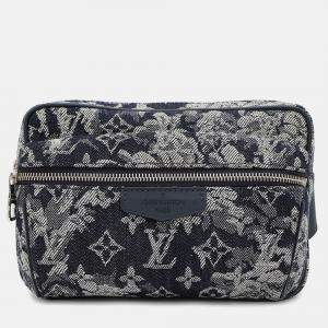 Pre Owned Louis Vuitton Bumbag/ Outdoor Navy Monogram / Tapestry