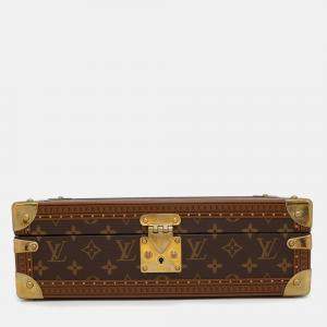 Pre Owned Louis Vuitton Coffret 8 Montor Beige Monogram