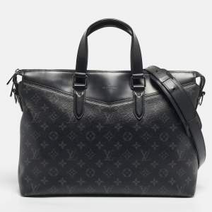 Pre Owned Louis Vuitton Monogram Eclipse Canvas Explorer Briefcase