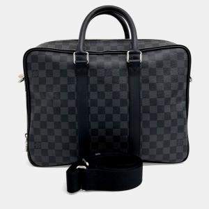 Pre Owned Louis Vuitton Black PVC Graphite E-Care