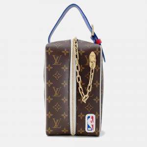 Pre Owned Louis Vuitton Cloakroom Drop Kit Blue Monogram Nba