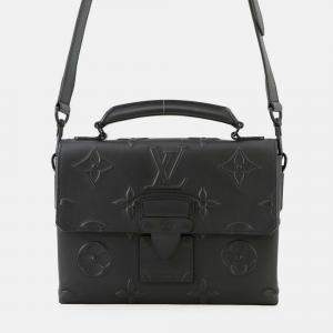 Pre Owned Louis Vuitton Ambassador Noir Monogram Seal Size Pm