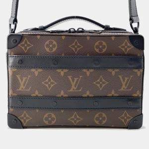 Pre Owned حقيبة لوي فيتون هاندل سوفت ترنك مونوغرام ماكاسار كانفاس أسود