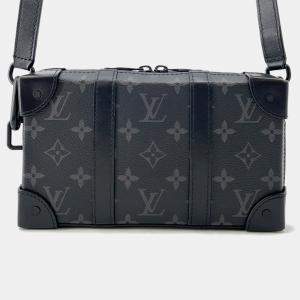 Pre Owned Louis Vuitton Soft Trunk / Wallet Noir Monogram Eclipse