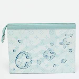 Pre Owned Louis Vuitton Monogram Aquagarden Canvas Pochette Voyage MM