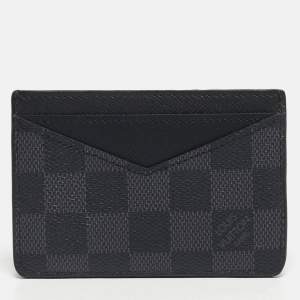 Pre Owned Louis Vuitton Damier Graphite Canvas Neo Card Holder