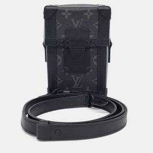 Pre Owned Louis Vuitton Black Canvas Vertical Trunk Wearable Wallet