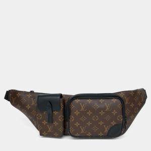 Pre Owned Louis Vuitton Brown Canvas Christopher Bum Bag