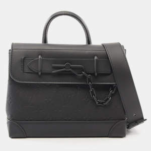 مملوكة مسبقًا حقيبة لويس فيتون ستيمر بي إم جلد مونوغرام توريلون سوداء