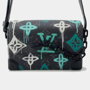 مملوكة مسبقًا Louis Vuitton Steamer Wearable Wallet Black Monogram Eclipse