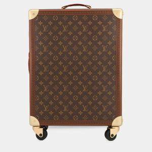 مملوكة مسبقًا Louis Vuitton Suitcase Rolling Trunk Brown Monogram