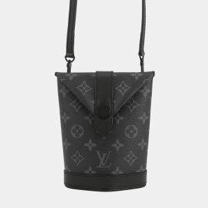 مملوكة مسبقًا Louis Vuitton Envelope/Pouch Noir Monogram Eclipse