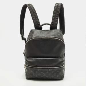مملوكة مسبقًا Louis Vuitton Discovery MM Monogram Eclipse Canvas and Taiga Leather Backpack