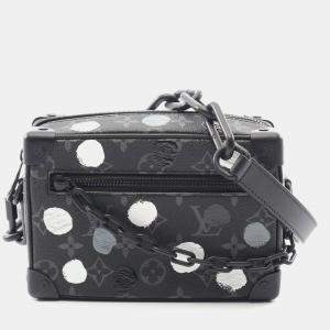 مملوكة مسبقًا حقيبة كتف لوي فويتون Lv X Yk ميني سوفت ترنك مونوجرام إكليبس قماش مطلي وجلد أسود