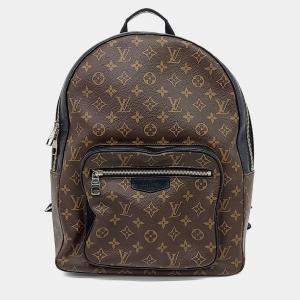 مملوكة مسبقًا Louis Vuitton Brown Canvas Makassar Josh Backpack
