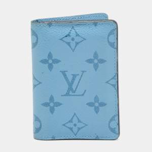  مملوكة مسبقًا Louis Vuitton Denim Blue Taigarama Canvas Pocket Organizer