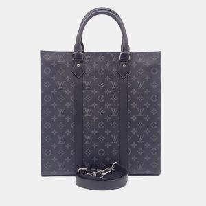 Pre Owned Louis Vuitton Grey PVC Eclipse Sac Plat