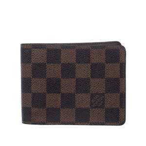 Louis Vuitton Damier Ebene Canvas Multiple Bifold Wallet