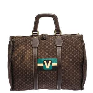 Louis Vuitton Monogram Mini Lin Initiales Keepall Bag