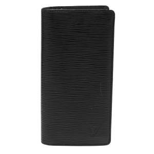 Louis Vuitton Noir Epi Leather Brazza Wallet