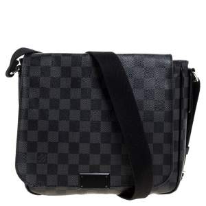 Louis Vuitton Damier Graphite Canvas District PM Bag