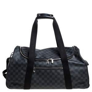 Pre Owned Louis Vuitton Damier Graphite Canvas Neo Eole 55 Rolling Luggage