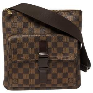 Pre Owned Louis Vuitton Damier Ebene Canvas Melville Bag