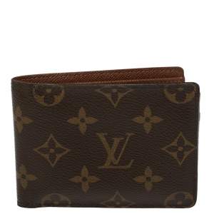 Pre Owned Louis Vuitton Monogram Canvas Multiple Wallet