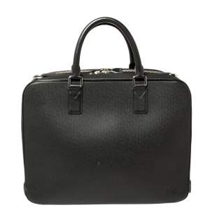 Pre Owned Louis Vuitton Black Taiga Leather Neo Igor Briefcase