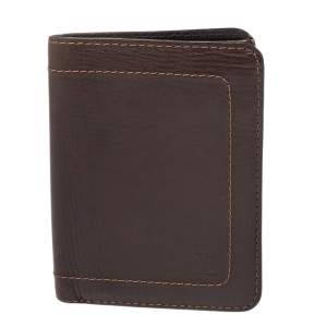 مملوكة مسبقًا Louis Vuitton Dark Brown Utah Leather Bifold Wallet