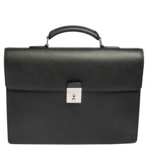 Pre Owned Louis Vuitton Ardoise Taiga Leather Neo Robusto 1 Briefcase