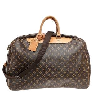 مملوكة مسبقًا Louis Vuitton Monogram Canvas And Leather Alize 1 Poches Soft Suitcase