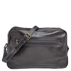 مملوكة مسبقًا Louis Vuitton Dark Brown Leather Messenger Bag