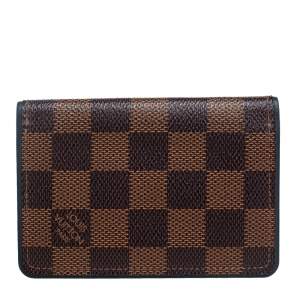 مملوكة مسبقًا Louis Vuitton Damier Ebene Canvas Pocket Organizer