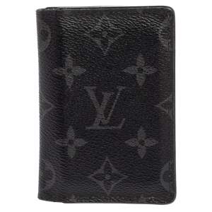 Pre Owned Louis Vuitton Monogram Eclipse Canvas Pocket Organizer